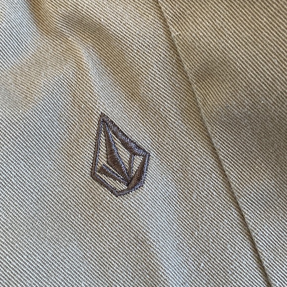 Volcom Men’s Cotton Pants 32W 30L Khaki - Picture 4 of 7